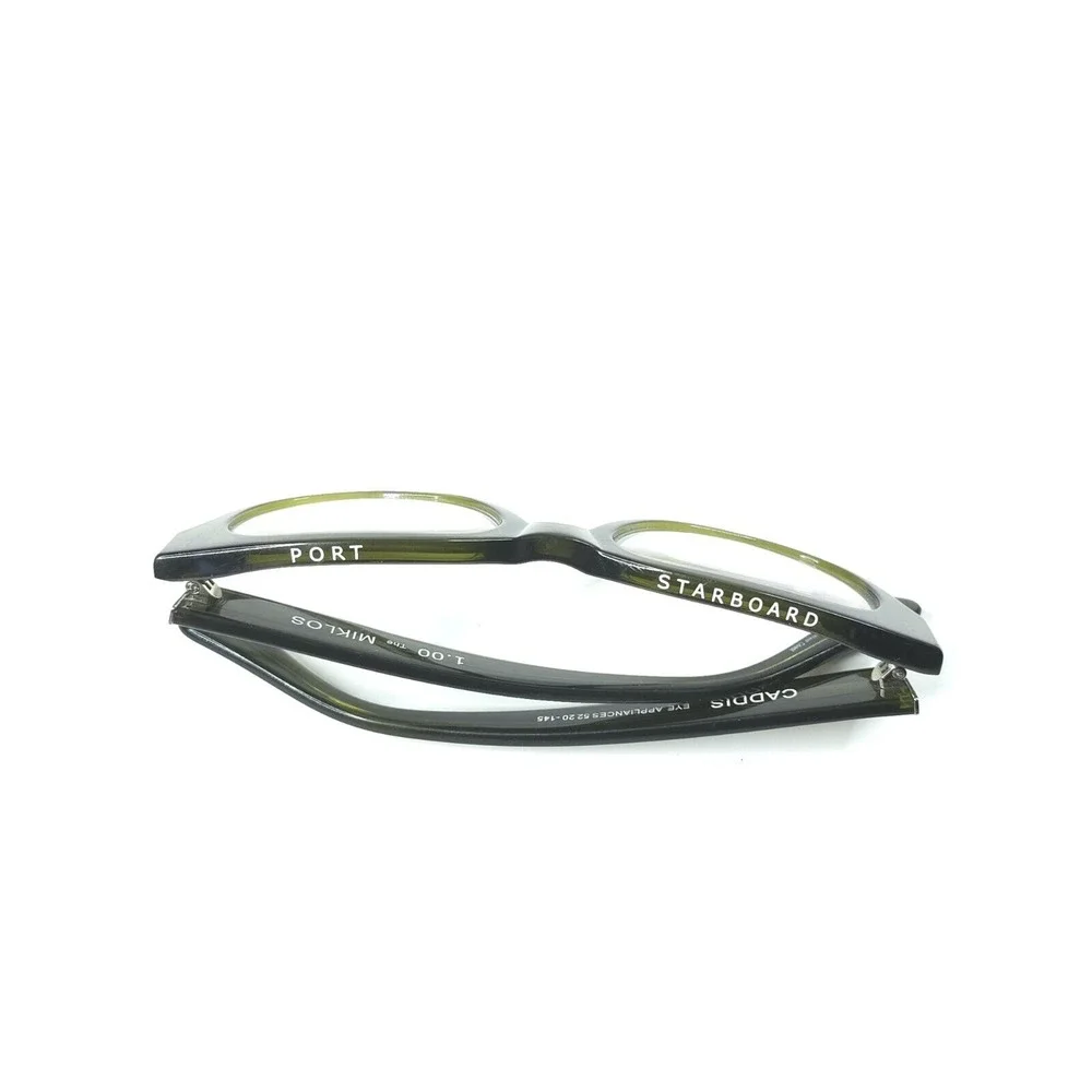 CADDIS Miklos Port Starboard Full Rim Eyeglasses 1.00 52 20-145 Frames‎ Only